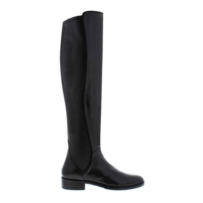 Carl Scarpa House Collection Emma Knee High Boots Black Leather